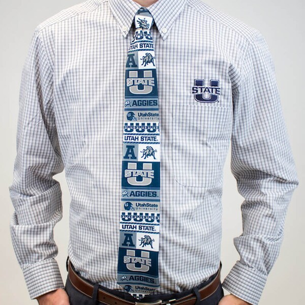 utah state university aggies tie